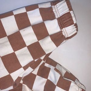 urban outfitters checkered sweatpants